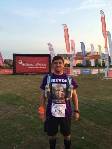Trevor - Fundraising at the 2016 Ultra Marathon